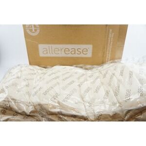 New AllerEase Organic Cotton Top Allergy Protection Pillow 2-Pack King Size